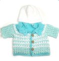 KSS Turquoise Sweater and Hat Baby Set (6-12 Months) SW-1126