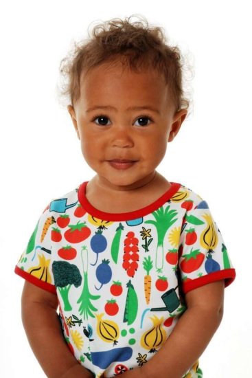 DUNS Organic Cotton Garden Short Sleeve Top (6 months - 2 Years) - Click Image to Close