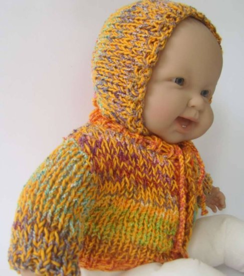 KSS Multicolored Sweater/jacket and Hat (3-6 Months) - Click Image to Close