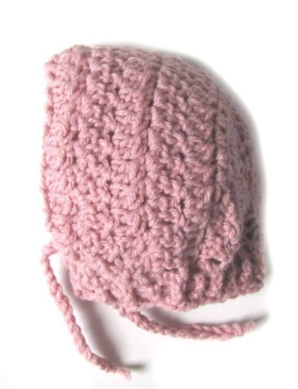 KSS Pink Bonnet Type Hat 11-15" 6 Months