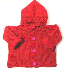 KSS Red Acrylic Hoodie Sweater/Jacket (2 Years) SW-891