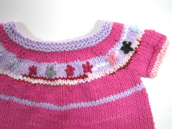 KSS Cotton Dark Pink Short Sleeve Toddler Sweater Vest (1 Year) SW-745 - Click Image to Close