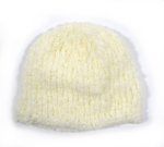 KSS Fluffy Yellow Beanie Knitted Cap14" (3 Months) HA-605-S