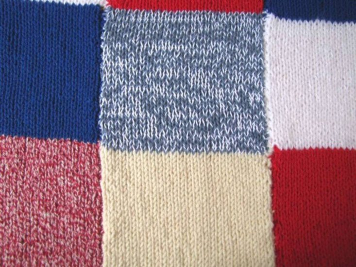 KSS Squares Baby Blanket 26"x26" Newborn and up BB-021 - Click Image to Close
