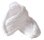 KSS White Knitted Cotton Booties (Newborn) BO-044