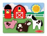 Melissa & Doug Chunky Scene - Barnyard Fun Puzzle