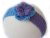 KSS Blue/Purple Flower Headband 14 - 16" (0 - 24 Months)