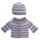 KSS Purple/Lilac Sweater/Cardigan with a Hat (0-3Months) SW-828-EB)