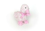 Teddykompaniet Duck Rattle Pink (Anka m. Skallra)