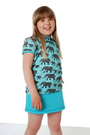 DUNS Organic Cotton Turquoise Skirt (1 - 6 Years) - Click Image to Close