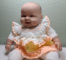 KSS Baby Crocheted Tangerine Dress 12 Months DR-187