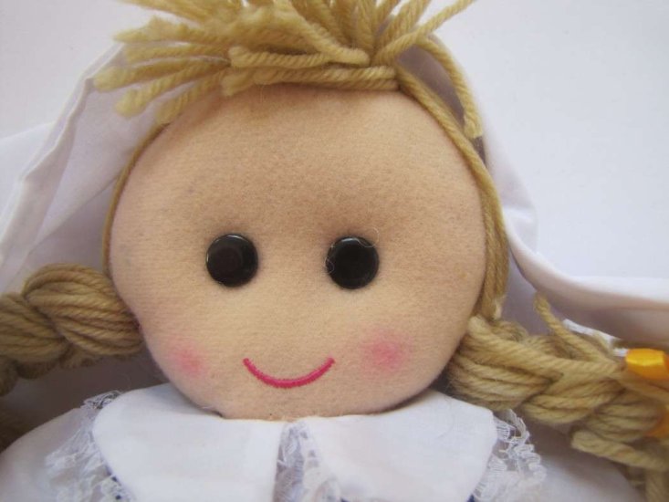 Ola Nesje Swedish Doll with National Costume 46065 (with mark on face) - Click Image to Close