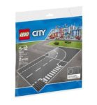LEGO City Town T-Junction and Curve Plate 7281