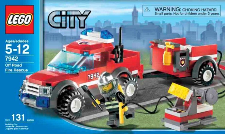 LEGO City Off-Road Fire Rescue (dented box) - Click Image to Close