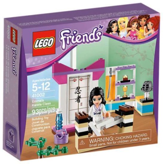 LEGO Friends Emma Karate Class 41002 (Dented Box) - Click Image to Close