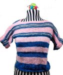 KSS Pink/L.Blue Kids Pullover 10 Years to an Adult Small SW-1120