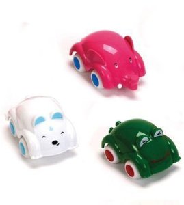 Viking Toys 3" Little Chubbies Cute Cars (Three Cars) 1170