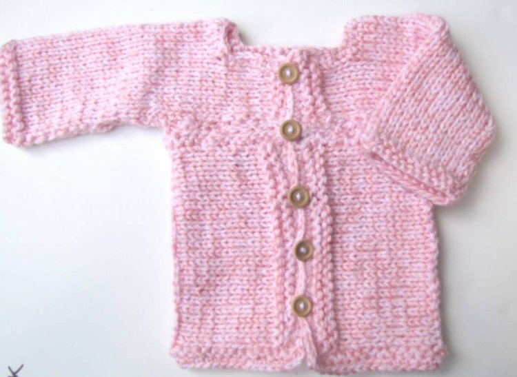 KSS Pink Baby Sweater/Cardigan (12 Months) - Click Image to Close