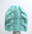KSS Blue Wool Blend Hat with Loose Tassel 10 - 11" (Newborn