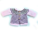 KSS Pink/Purple Baby Sweater/Jacket (6 Months) SW-1018
