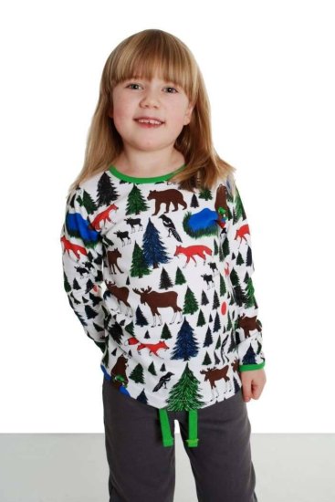 DUNS Organic Cotton Forrest Long Sleeve Top - Click Image to Close