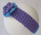 KSS Pink Crocheted Cotton Headband 13 - 17" HB-165