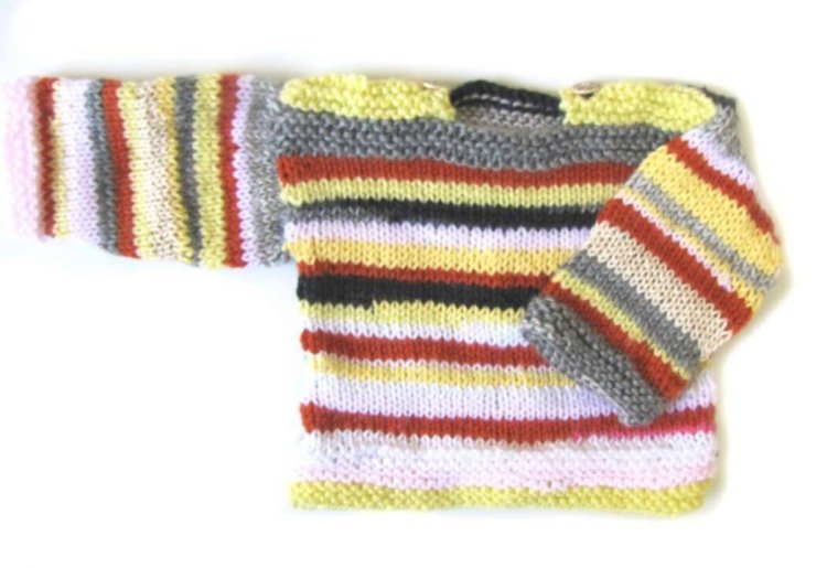 KSS Multi Colored Striped Soft Sweater 2T