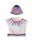 KSS White with Red & Blue Cotton Sweater/Vest 12 M SW-258