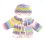 KSS Pastel Sweater/Cardigan with a Hat Newborn - 3 Months