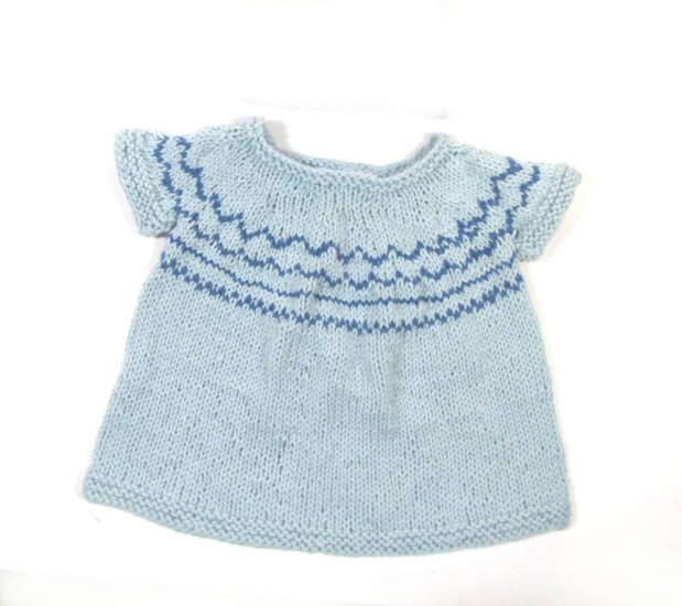 KSS Baby Knitted Soft Cotton Fair Isle Dress 3 Months