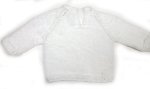 KSS White Kids Knitted Pullover Sweater (5 Years) SW-1119