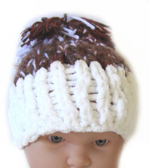 KSS Heavy Beanie with a Loose Tassel 15 - 17" (1 - 2 Years) - Click Image to Close