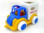 Viking Toys 10" Super Chubbies Ambulance Blue / Yellow 1257