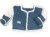 KSS Blue and White Baby Sweater Cardigan (12 Months) SW-1084