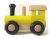 SWE-DEN Wooden Locomotive Yellow