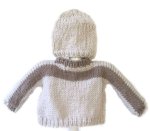 KSS Wheat and Brown Sweater with a Hat (9 - 12 Months)