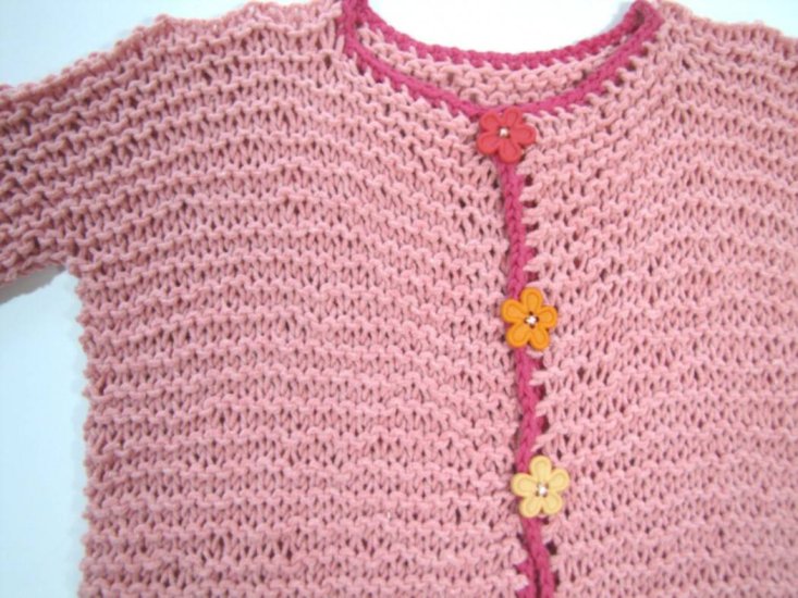 KSS Pink Colored Knitted Sweater 2 Years/3T - Click Image to Close