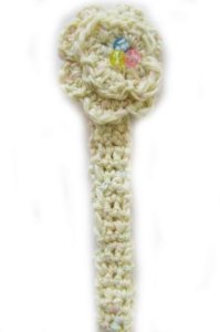 KSS Yellow Crocheted Cotton Headband 14-16"