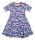 DUNS Cotton "Pansy Hyacinth" Short Sleeve Skater Dress (122cm/6-7Years)