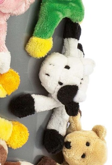 Teddykompaniet 4" Animals with Magnets Cow 1325 - Click Image to Close