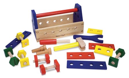 Melissa & Doug Take-Along Wooden Tool Kit