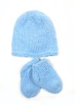 KSS Light Blue Socks and Hat Set (3 Months) HA-666