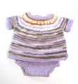 KSS Lilac Striped Cotton Sweater and Panties Size 2T