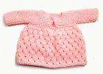 KSS Baby Knitted Long Sleeve Pink Dress 3 Months DR-193