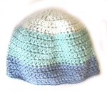 KSS Blue/White Cotton Hat 16" (6 - 12 Months)