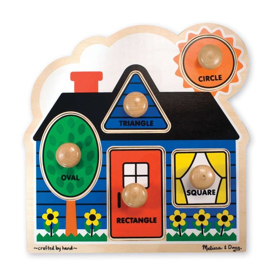 Melissa & Doug First Shapes Jumbo Knob Puzzle