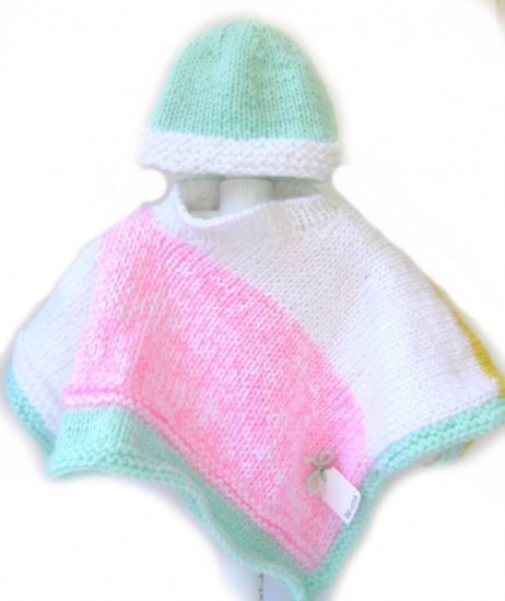 KSS Icecream Colored Kids Poncho 0 - 4 Years - Click Image to Close