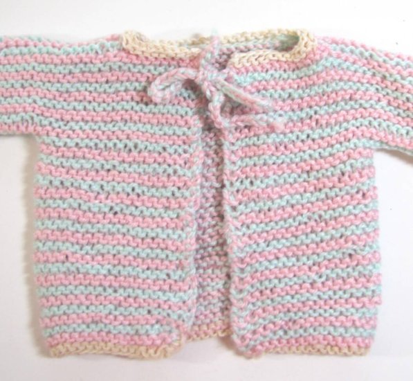 KSS Pink/Mint green Sweater (9 Months) SW-601 - Click Image to Close