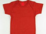 KSS Plain Red 100% Cotton Baby T-shirt 6-12 Months