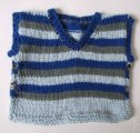KSS Striped Sweater Vest (9 Months) SW-349